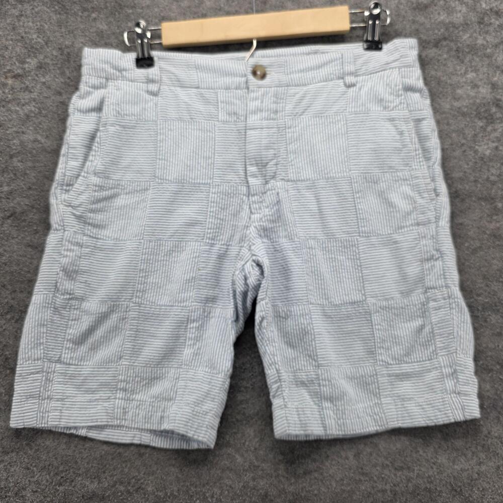 Vineyard Vines Shorts Mens 30 Patchwork Seersucker Summer Casual Lightweight